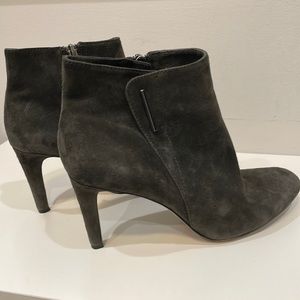 Beautiful dark grey suede Vince Camuto Booties.  Great condition!